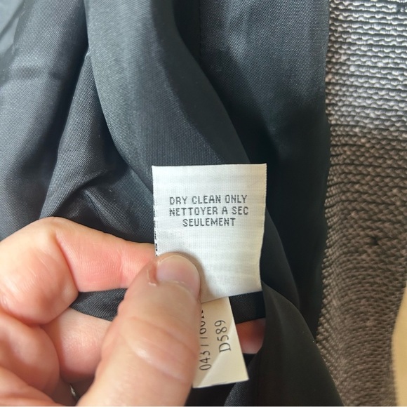 Vintage Talbots Black and White Blazer Structured Suit Jacket Size 4 - Picture 8 of 8